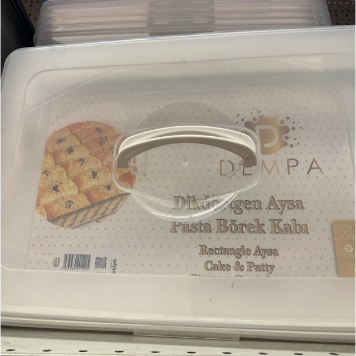 PASTA-BÖREK KABI ASYA DİKDÖRTGEN