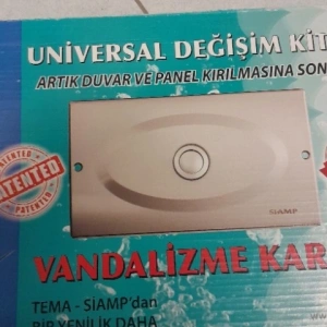 ÜNİVERSAL DEĞİŞİM KİTİ 12CM.PARLAK KROM