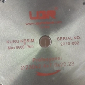 ELMAS DAİRE TESTERE SOKETLİ 230*22.23*2.4*1.8MM