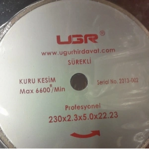 ELMAS DAİRE TESTERE SÜREKLİ 230*22.23*2.3*1.8MM