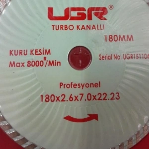 ELMAS DAİRE TESTERE (T. KANALLI) 180*22.23*2.2*1.6MM