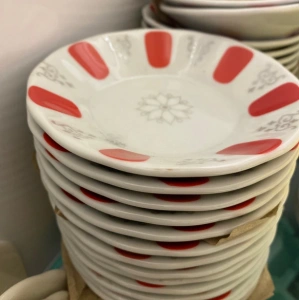 PAÇİ PORSELEN ÇİÇEKLİ ÇAY TABAĞI