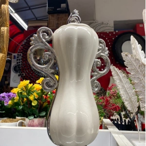 GÜMÜŞ KOLLU VAZO HS001