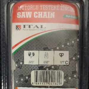 KESİK ZİNCİR İTAL 3,25 1,3MM 56 DİŞ KÖŞELİ