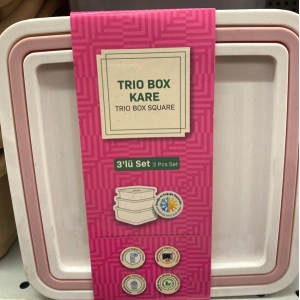 SAKLAMA KABI 3LÜ KARE HOUSE MORE