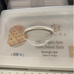 PASTA-BÖREK KABI ASYA DİKDÖRTGEN