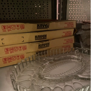 BÖLMELİ CAM KAYIK TABAK KAVEH-1166