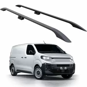Citroen Jumpy Alüminyum Üst Tavan Çıtası Tavan Rayları Plus Siyah