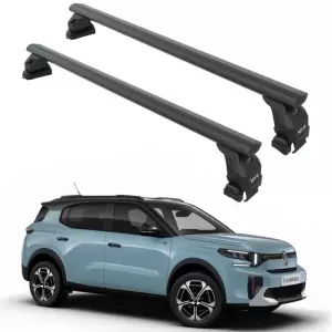 Citroen Yeni C3 Aircross Oluksuz Potbagaj Taşıyıcı Ara Atkısı Toros Pro 4 Siyah