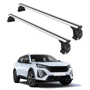 Peugeot 2008 Portbagaj Taşıyıcı Ara Atkısı Oluksuz Toros Pro 4 Gri
