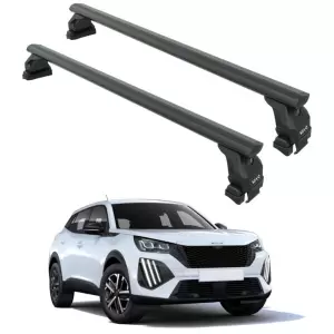 Peugeot 2008 Portbagaj Taşıyıcı Ara Atkısı Oluksuz Toros Pro 4 Siyah