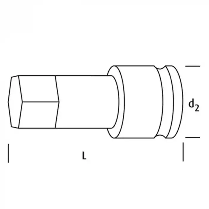 Osaka Tool LN12-38AD 1/2-3/8 inç Havalı Lokma Adaptörü