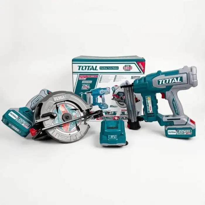 Total TOSLI240866E Akülü Daire Testere Çivi Tabancası Seti