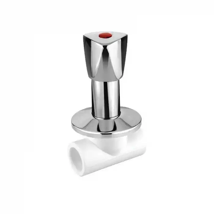 25 mm PPRC Plastik Sıva Altı Kromlu Vana