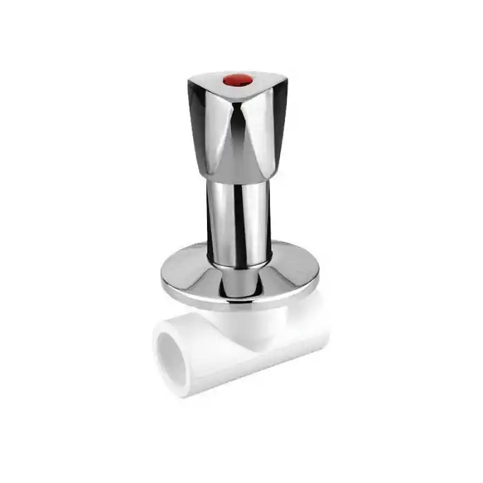 32 mm PPRC Plastik Sıva Altı Kromlu Vana