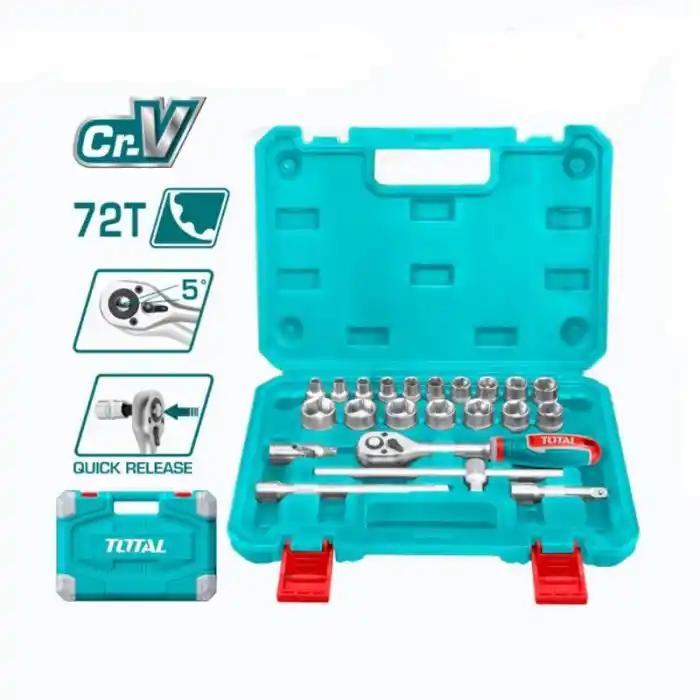 Total THT381221 ⅜​​ 22 Parça Lokma Takımı Seti