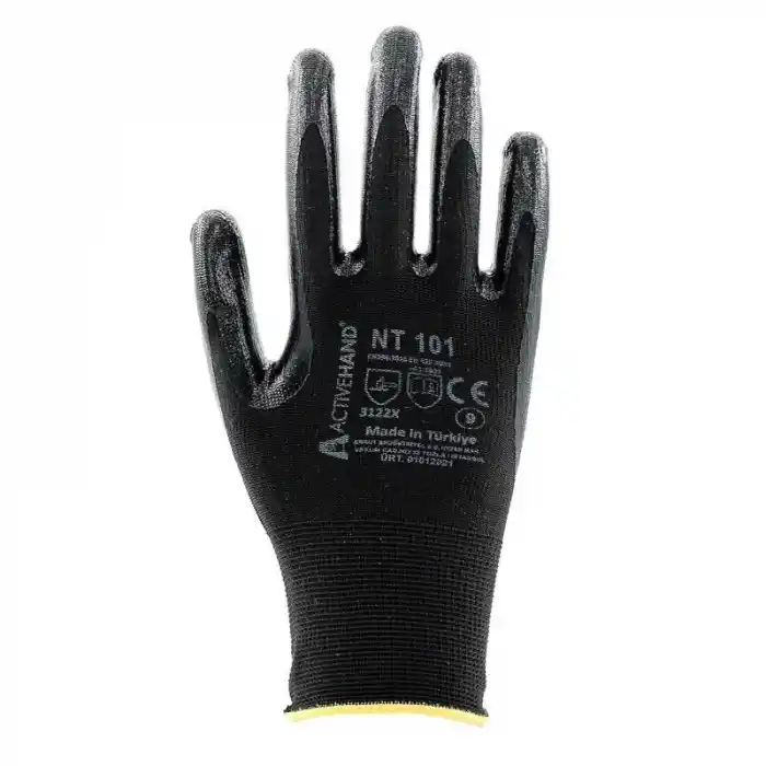 Activehand NT 101 Nitril Kaplı Genel Amaçlı İş Eldiveni No:7