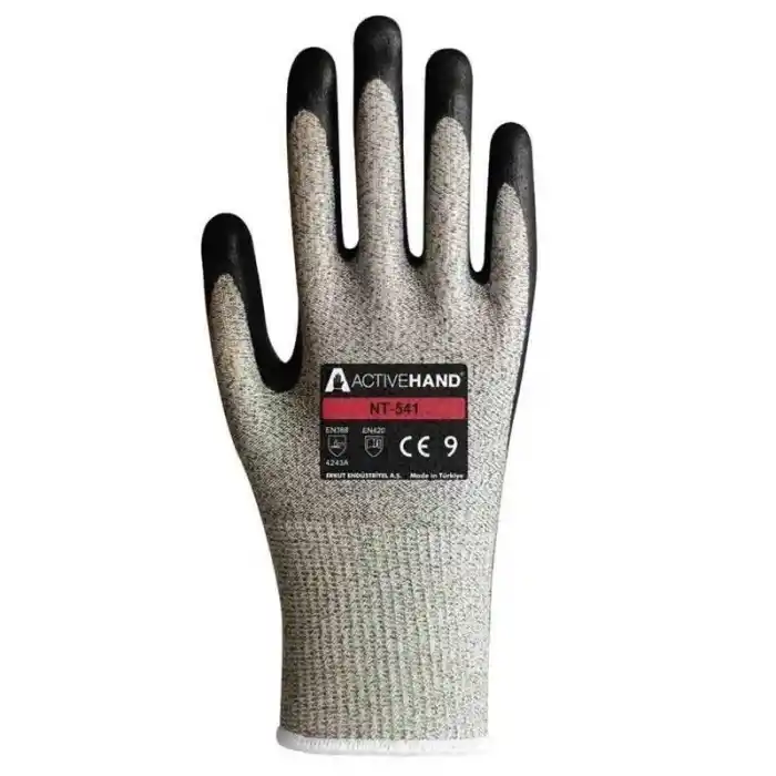 Activehand NT 541 Kesilmeye Dayanıklı Hppe Astar Nitril Kaplı İş Eldiveni No:10