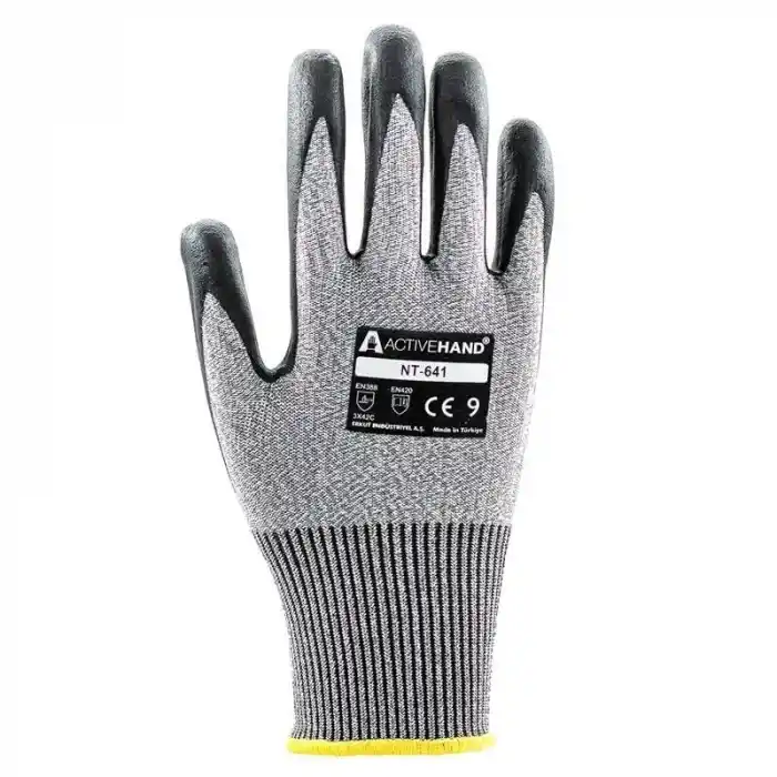 Activehand NT 641 Köpük Nitril Kaplı Kesilme Dirençli İş Eldiveni No:7
