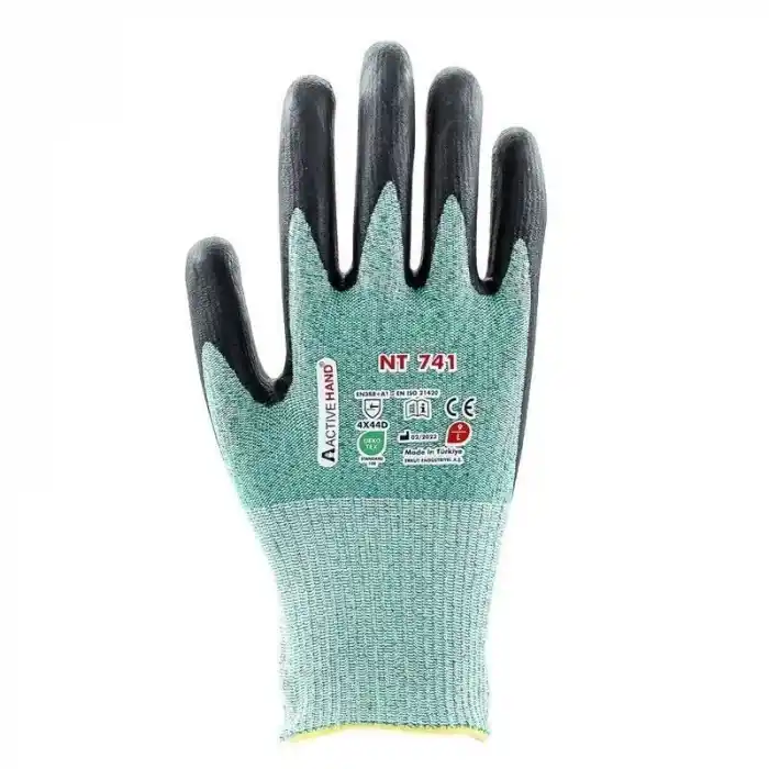 Activehand NT 741 Köpük Nitril Kaplı Kesilme Dirençli İş Eldiveni No:10