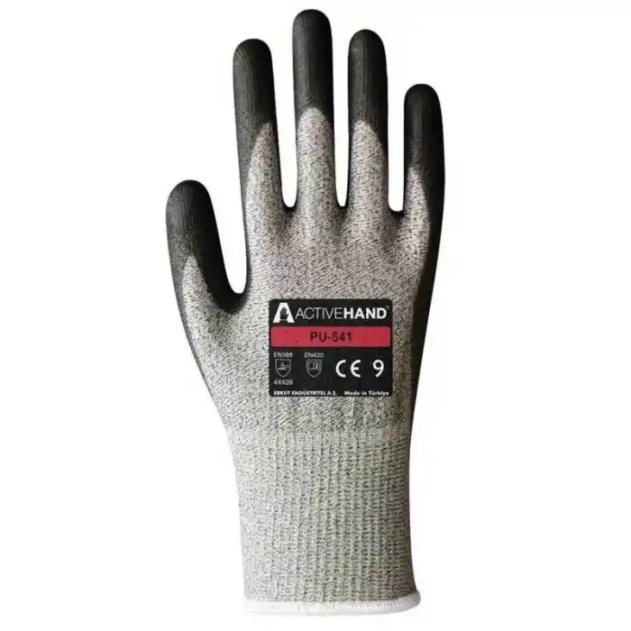 Activehand PU 541 Poliüretan Kaplı Kesime Dirençli İş Eldiveni No:7