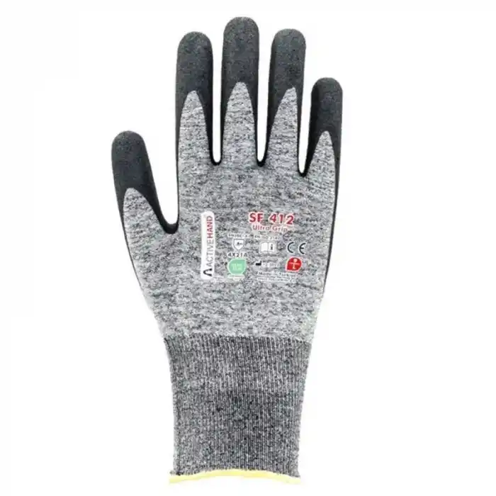 Activehand SF 412 Sandy Finish Köpük Nitril İş Eldiveni No:9