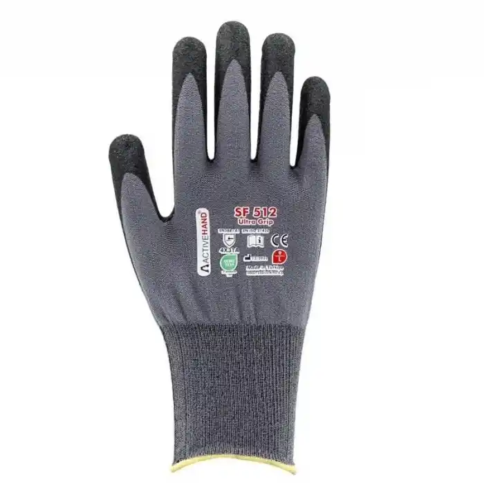 Activehand SF 512 Sandy Finish Köpük Nitril İş Eldiveni No:8