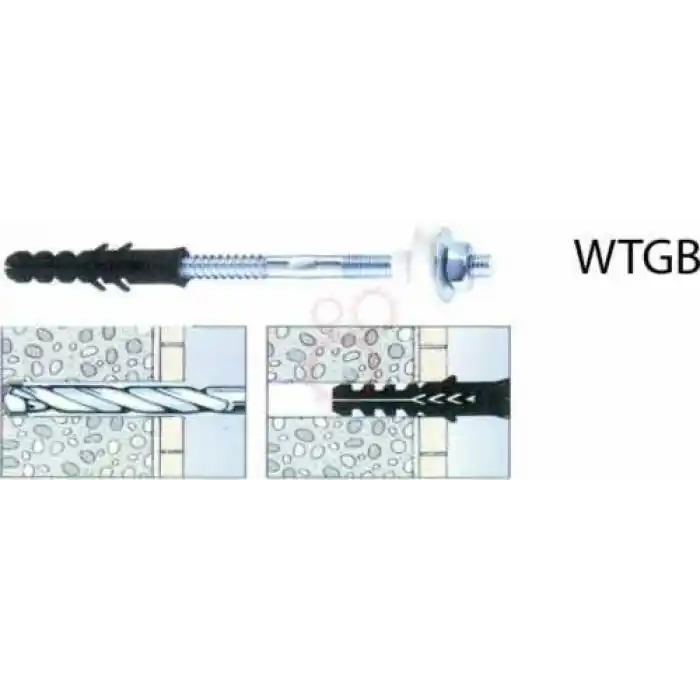 Apolo Mea 502116 Lavabo Dübeli GB 10 x 140