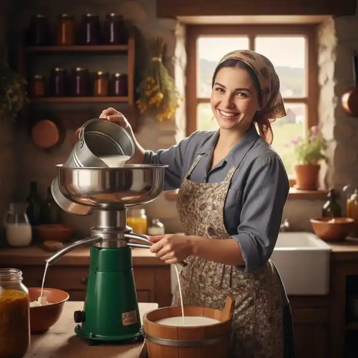 Asya Zenit DE-140 Süt Krema Makinesi Yağ Ayırıcı 140 Lt/S