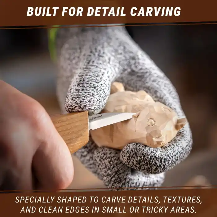 BeaverCraft C15 İnce Detay Ahşap Oyma Bıçağı