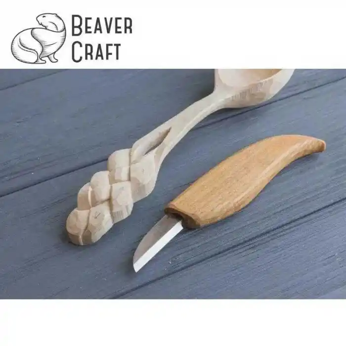 BeaverCraft C2 Düz Ağız Ahşap Oyma Bıçağı