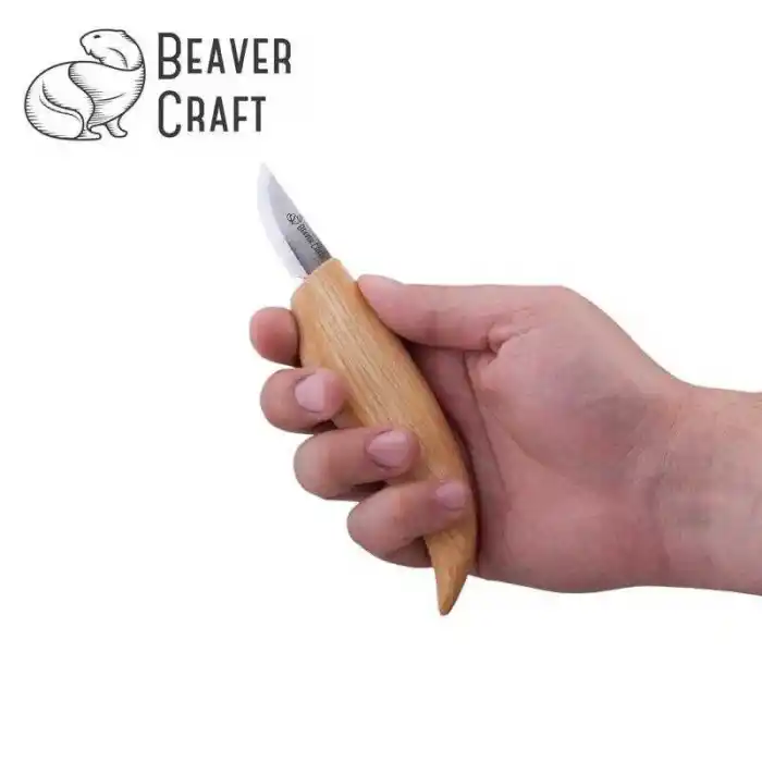 BeaverCraft C3 Kısa Sloyd Ahşap Oyma Bıçağı