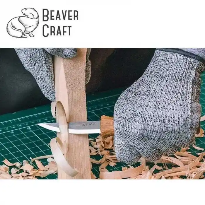 BeaverCraft C4 Uzun Sloyd Ahşap Oyma Bıçağı