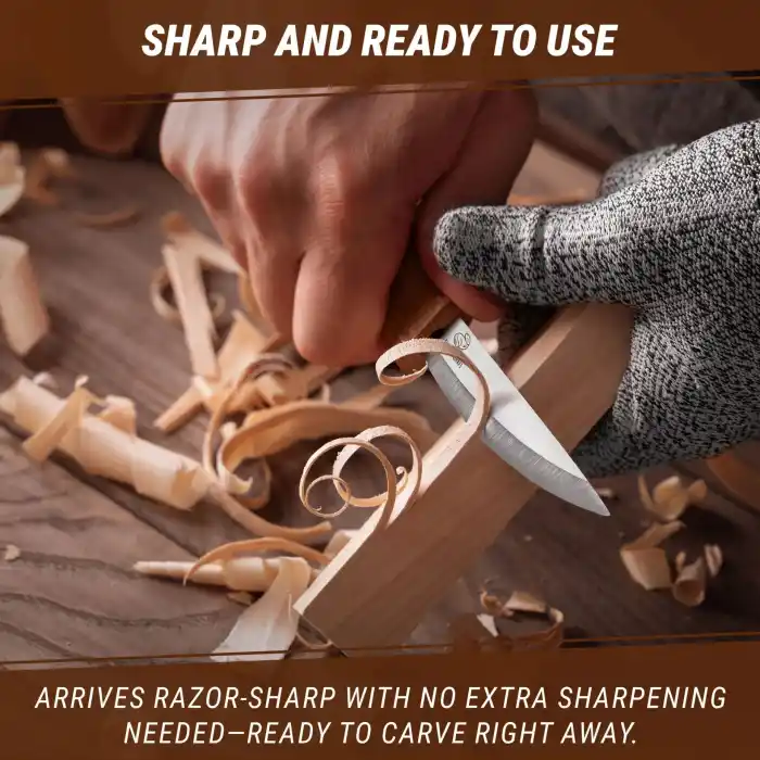 BeaverCraft C4 Uzun Sloyd Ahşap Oyma Bıçağı