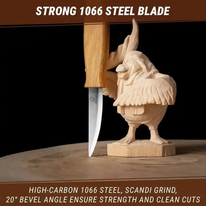 BeaverCraft C4 Uzun Sloyd Ahşap Oyma Bıçağı