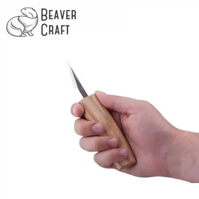 BeaverCraft C7 İnce Detay Ahşap Oyma Bıçağı