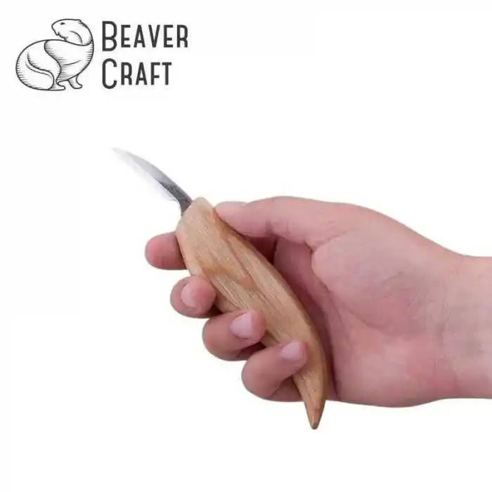 BeaverCraft C8 Küçük Yontma Ahşap Oyma Bıçağı