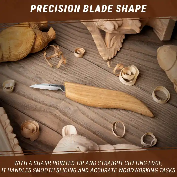 BeaverCraft C8 Küçük Yontma Ahşap Oyma Bıçağı