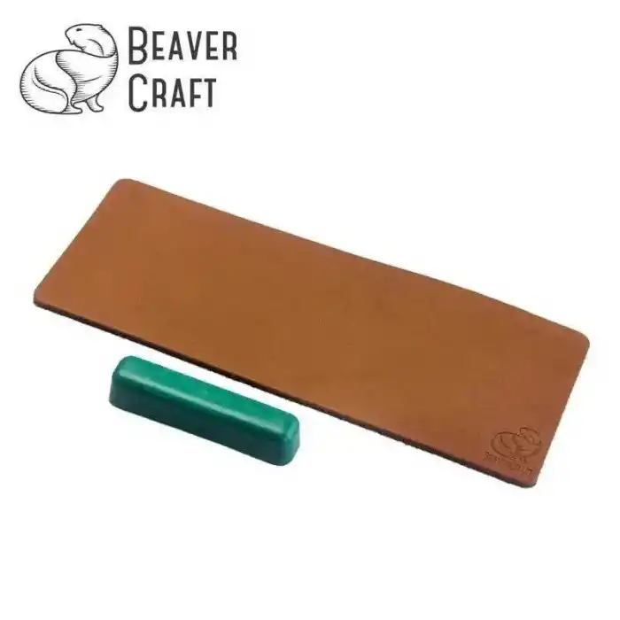 BeaverCraft LS2P1 Deri Bileme Kayışı ve Parlatma Macunu Seti 2 Parça