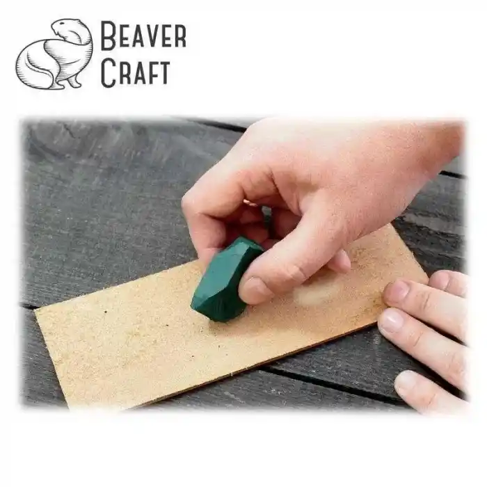 BeaverCraft LS2P1 Deri Bileme Kayışı ve Parlatma Macunu Seti 2 Parça
