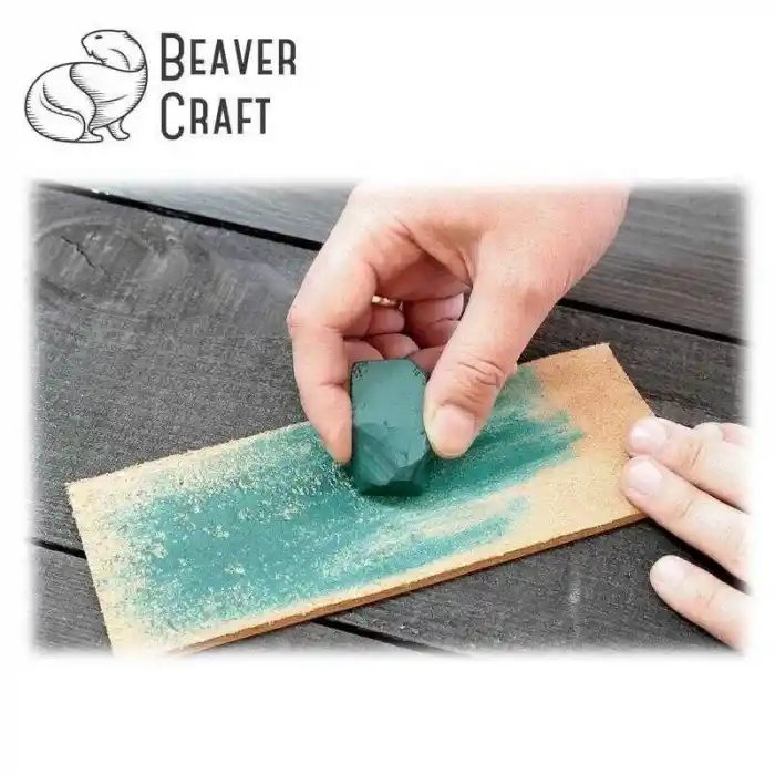 BeaverCraft LS2P1 Deri Bileme Kayışı ve Parlatma Macunu Seti 2 Parça