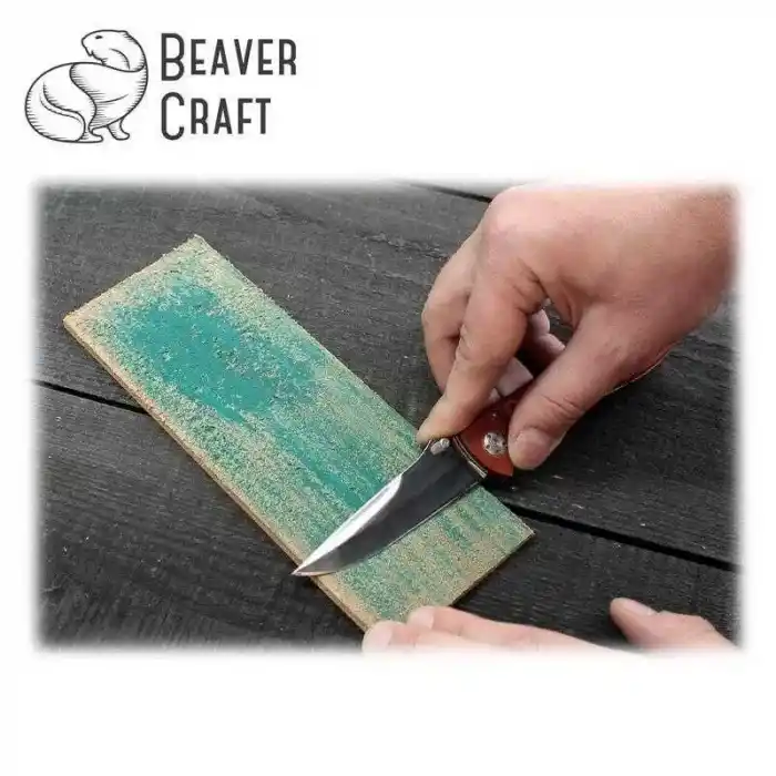 BeaverCraft LS2P1 Deri Bileme Kayışı ve Parlatma Macunu Seti 2 Parça