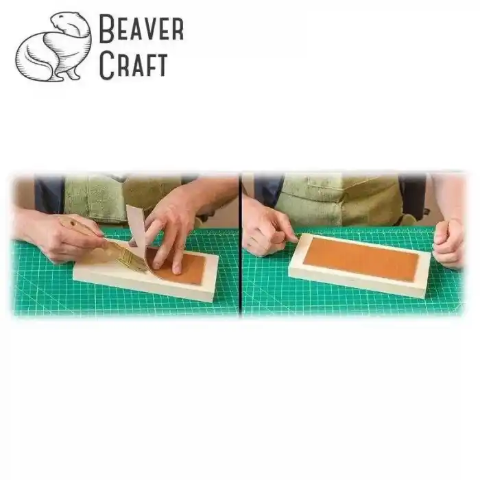 BeaverCraft LS2P11 Deri Bileme Kayışı ve Parlatma Macunu Seti 3 Parça