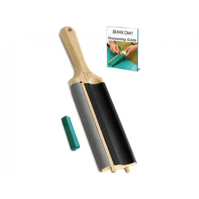 BeaverCraft LS5P1 Kanca Bıçaklar ve Bükülmüş Iskarpelalar için Bileme ve Kılağı Alma Kılavuzu Seti 4 Parça