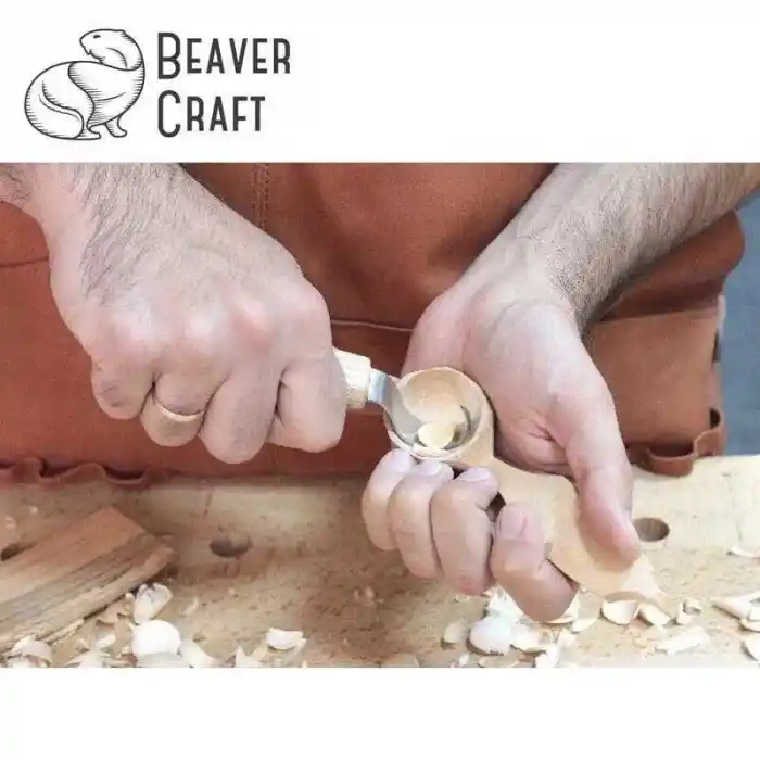 BeaverCraft S01 Ahşap Kuksa Kaşık Oyma Bıçağı Seti 4 Parça