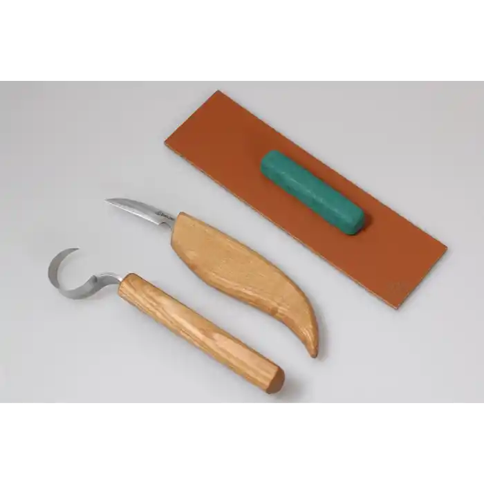 BeaverCraft S02 Ahşap Kuksa Kaşık Oyma Bıçağı Seti 4 Parça