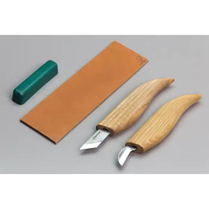 BeaverCraft S04 Geometrik Ahşap Oyma Bıçağı Seti 4 Parça