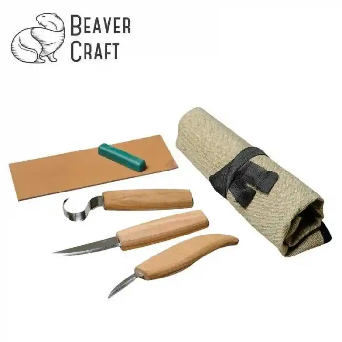 BeaverCraft S13 Ahşap Kuksa Kaşık Oyma Bıçağı Seti 6 Parça