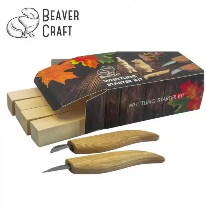 BeaverCraft S16 Çip Oyma ve Yontma Bıçağı Seti 7 Parça