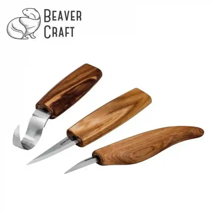BeaverCraft S17 Ahşap Oyma Bıçağı Seti 6 Parça